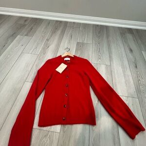 La Ligne Vibrant Red Women's Cardigan